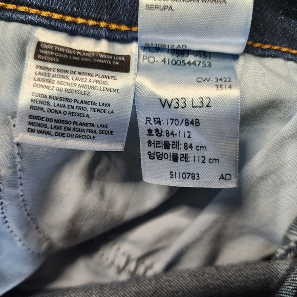 Levi's 724 High Rise Straight Jeans Sz 33 NWT - Picture 10 of 10